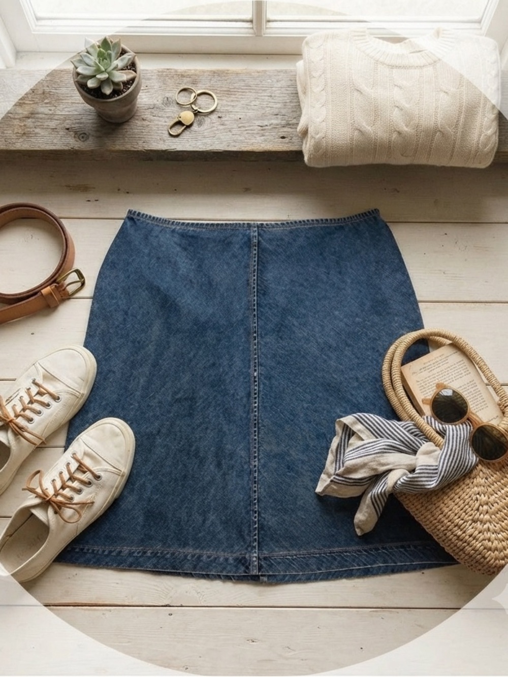Sonoma Mini Denim Skirt